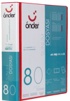 ÖNDER SUNUM DOSYASI PP A4 ÖNCEPLİ 80 Lİ KIRMIZI 1280-2