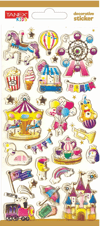 TANEX ETİKET DECORATİVE STICKER-18 PUFFY 5 ADET TNX-5017