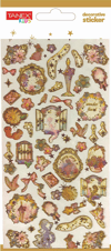 TANEX ETİKET DECORATİVE STICKER-22 PUFFY 5 ADET TNX-5021