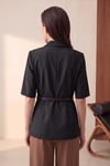 Beli Kemerli Kadın Blazer Ceket