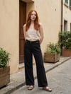 Çift Patlı Gabardin Pantolon