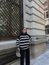 Çizgili Sade Takım