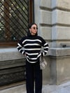 Çizgili Sade Takım