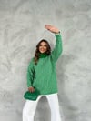 Dama Desen İpek Kazak