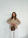 Dama Desen İpek Kazak