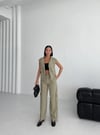 Gabardin Keten Yelek