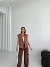 Gabardin Keten Yelek