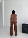 Gabardin Keten Yelek
