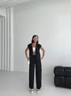 Gabardin Keten Yelek