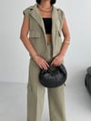 Gabardin Keten Yelek