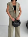 Gabardin Keten Yelek