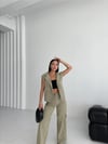 Gabardin Keten Yelek