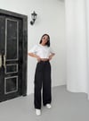 Kargo Cepli Gabardin Pantolon