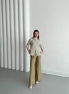 Müslin Sik Çizgi Gömlek