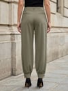 PAÇASI DÜĞMELİ POLİVİSKON PANTOLON