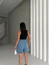 Sade Gabardin Şort