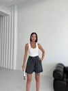 Sade Gabardin Şort