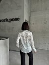 Sanat Desen Yoryo Saten Gömlek
