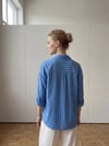 Şönil Model Çift Çizgi Gömlek