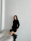 Yarim Ay Şardonlu Elbise