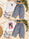 Gabardin Pnatolonlu Animal Baskılı Takım
