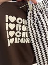 La'ciel Paris Çizgili Ballon Jeans Sweatshirt Set-Kahve