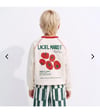 La'ciel Paris Çizgili Ballon Jeans Tomato Sweatshirt Set