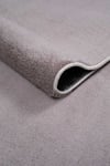 Kahverengi Oval Comfort Overloklu Peluş Yolluk Halı