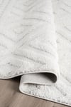 Norway Vl Bukleli Premium Yumuşak Peluş Post Iskandinav Oturma Odası Salon Halısı 64799a