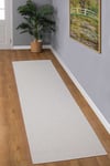 Premium Kalite Kaymaz Tabanlı Natura Doğal Yıkanabilir Yolluk Oturma Odası Balkon Mutfak Kemik-102