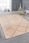 Rodney Vl Yıkanabilir Kaydırmaz Çift Taraf Pamuk Dokuma Bej Premium Kalite Kilim