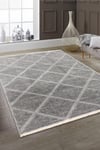Rodney Vl Yıkanabilir Kaydırmaz Çift Taraf Pamuk Dokuma K.gümüş Premium Kalite Kilim