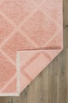 Rodney Vl Yıkanabilir Kaydırmaz Çift Taraf Pamuk Dokuma Pudra Premium Kalite Kilim
