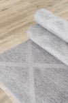 Rodney Vl Yıkanabilir Kaydırmaz Çift Taraf Pamuk Dokuma A.gümüş Premium Kalite Kilim