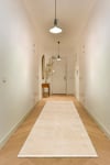 Vl Comfort Düz Saçaklı Peluş Düz Yolluk Bej