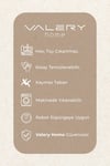 Vl Comfort Peluş Halı Beyaz Overloklu