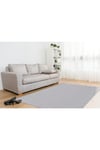 Vl Comfort Peluş Halı Gri Overloklu