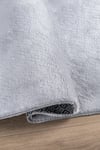Vl Comfort Peluş Halı Gri Overloklu