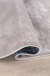Vl Comfort Peluş Halı Kahverengi Overloklu