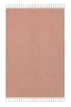 Vl Comfort Peluş Halı Ponpon Saçaklı Pembe