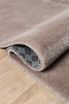 Vl Comfort Ponpon Saçaklı Peluş Halı Kahverengi Pon Pon Ekru