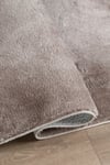 Vl Comfort Ponpon Saçaklı Peluş Post Halı Kahverengi