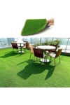 Vl Dekoratif Premium Kalite Suni Çim Balkon Bahçe Kaymaz Taban Çim Halı 7 Mm