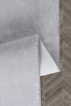 Vl Oval Comfort Overloklu Peluş Halı Gri