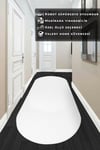 Vl Oval Comfort Overloklu Peluş Yolluk Beyaz
