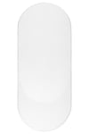 Vl Oval Comfort Overloklu Peluş Yolluk Beyaz