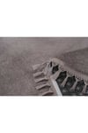 Vl Oval Comfort Ponpon Saçaklı Peluş Post Yolluk Kahverengi