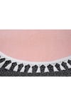Vl Oval Comfort Ponpon Saçaklı Peluş Yolluk Halı Pembe