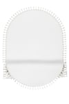Vl Oval Comfort Ponpon Saçaklı Peluş Yolluk Beyaz
