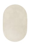 Vl Oval Comfort Puffy Saçaksız Peluş Halı Ekru